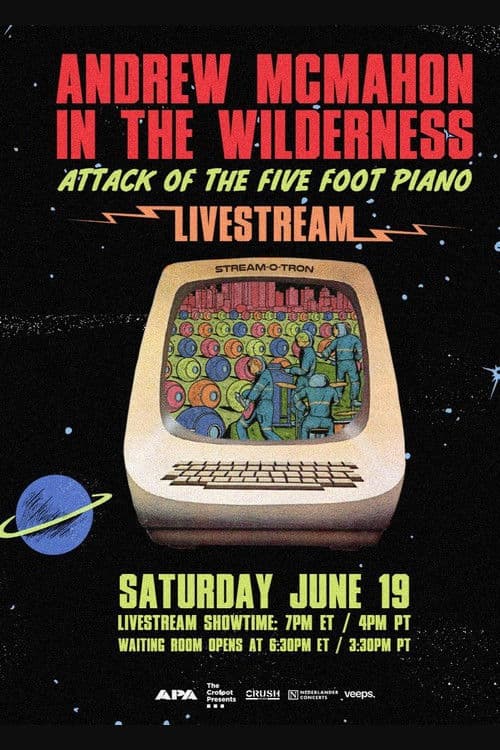Andrew McMahon in the Wilderness - Attack of the Five Foot Piano poster