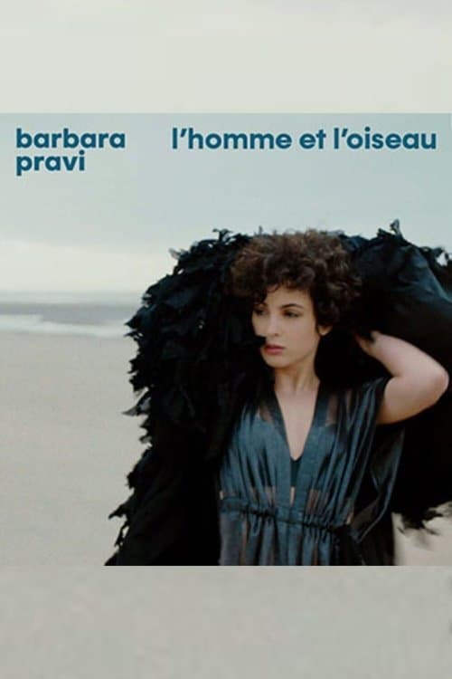 Voilà, le jour se lève sur l'homme et l'oiseau poster