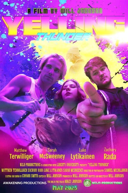Yelling Thunder poster