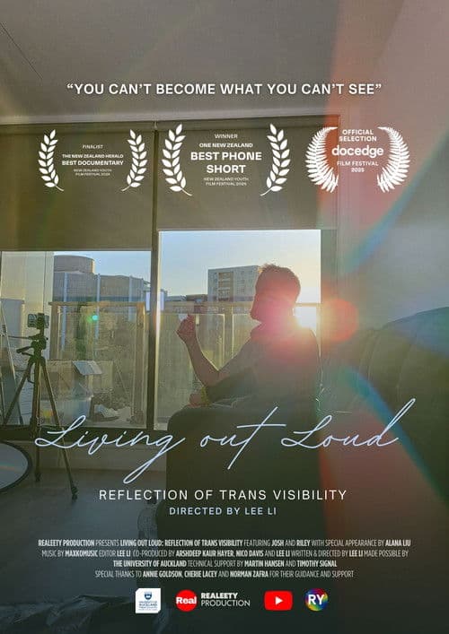 Living Out Loud: Reflection of Trans Visibility poster