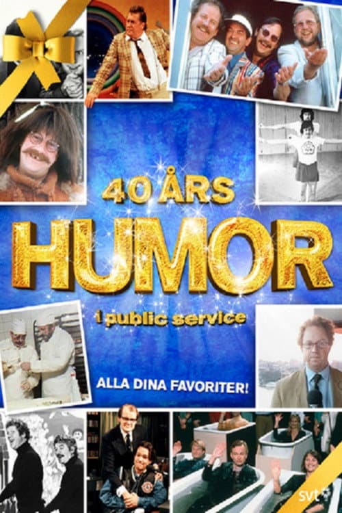 40 års Humor i Public Service poster