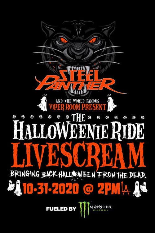 Steel Panther - The Halloweenie Ride Livescream poster