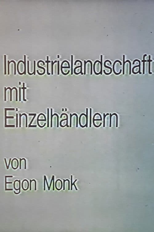 Industrielandschaft mit Einzelhändlern poster