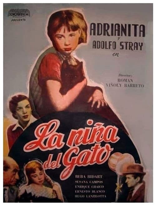 La niña del gato poster