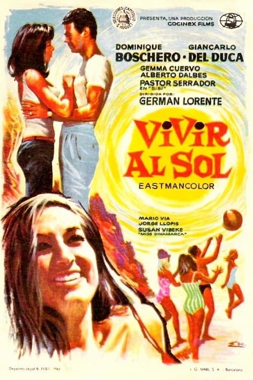 Vivir al sol poster