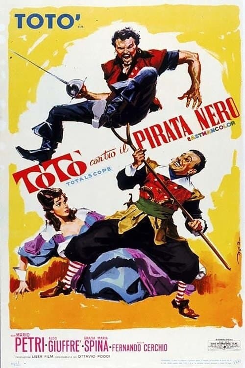 Totò versus the Black Pirate poster
