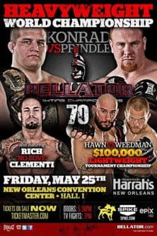 Bellator 70 poster
