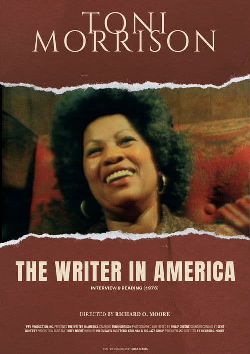 The Writer In America : Toni Morrison poster