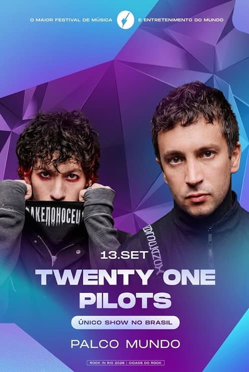 Twenty One Pilots - Rock In Rio 2026 poster