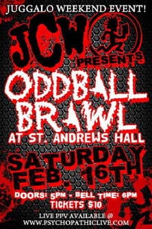 JCW Oddball Brawl poster