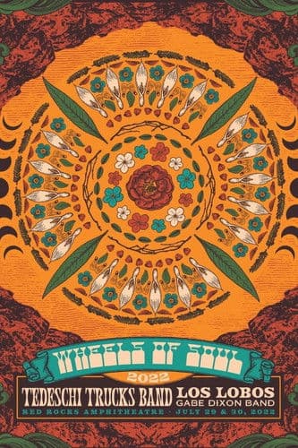 Tedeschi Trucks Band: 2022.07.30 - Red Rocks Amphitheatre - Morrison, CO poster