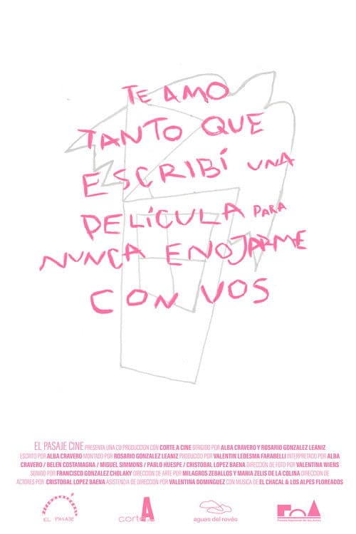 I Love You So Much That I Wrote a Movie to Never Get Upset with You poster