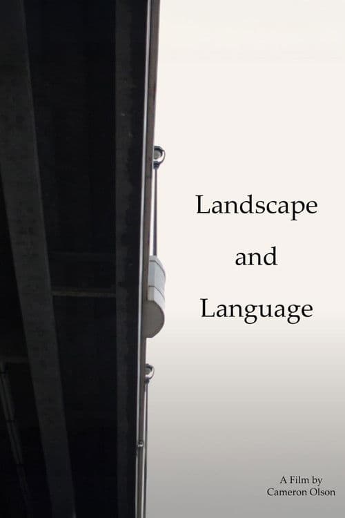 Landscape and Language poster