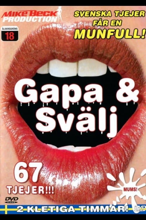 Gapa & svälj poster