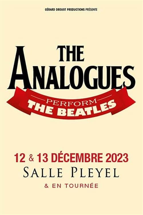 Hommage to the Beatles The Analogues at Paris' Salle Pleyel poster