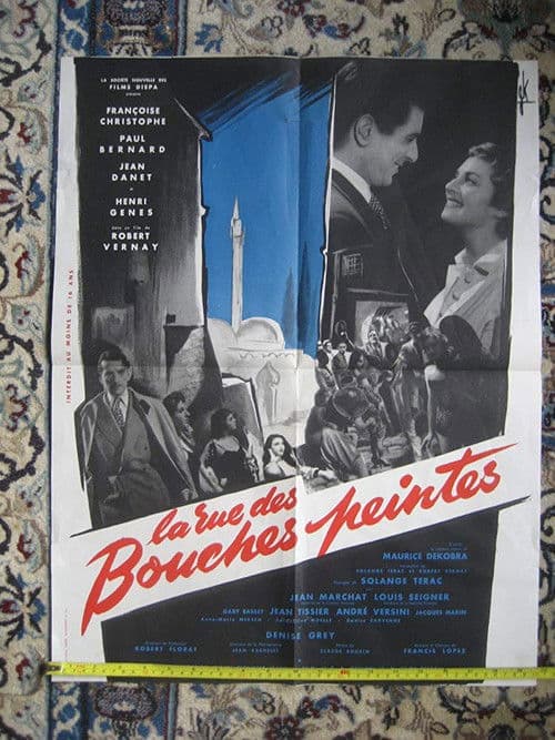 La Rue des bouches peintes poster