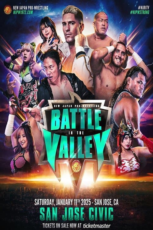 NJPW Battle in the Valley 2025 poster