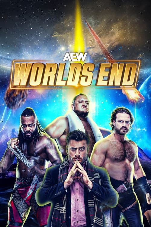 AEW Worlds End 2025 poster