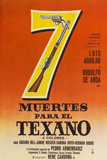 Siete muertes para el texano poster