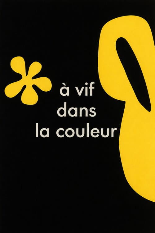 Henri Matisse « A vif dans la couleur » poster
