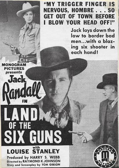 Land of the Six Guns poster