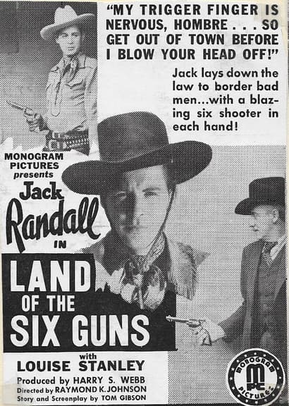 Land of the Six Guns poster