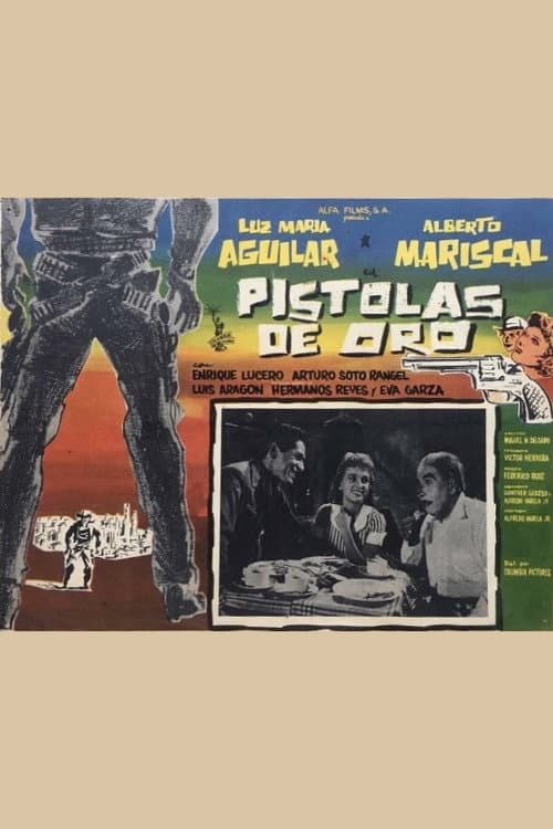 Pistolas de oro poster