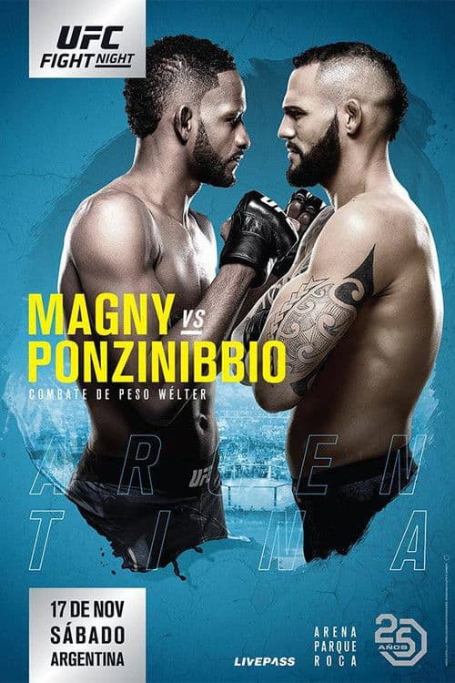 UFC Fight Night 140: Magny vs. Ponzinibbio poster