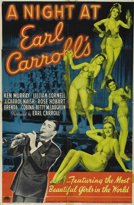 A Night at Earl Carroll's poster