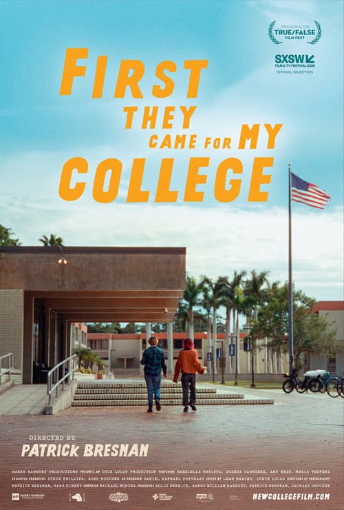 First They Came for My College poster