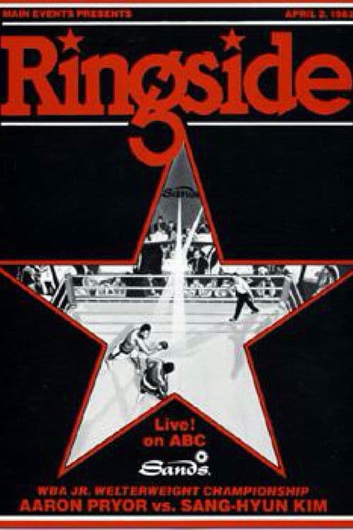 Aaron Pryor vs. Sang Hyun Kim poster