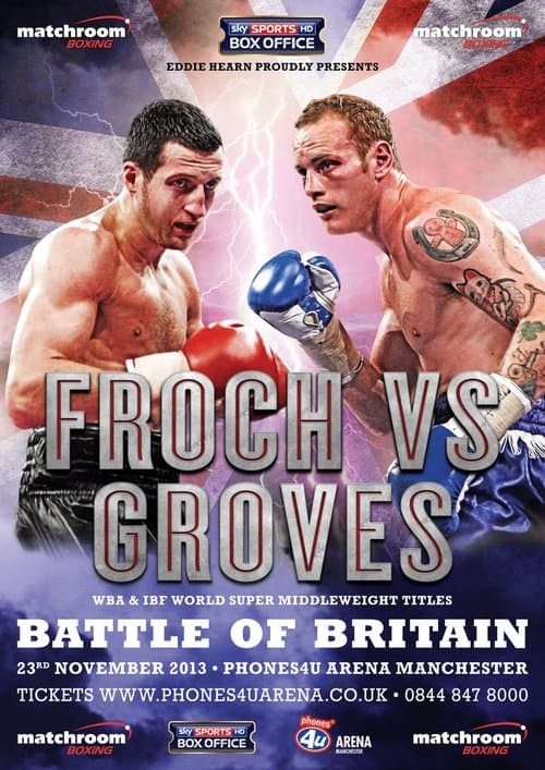 Carl Froch vs. George Groves poster