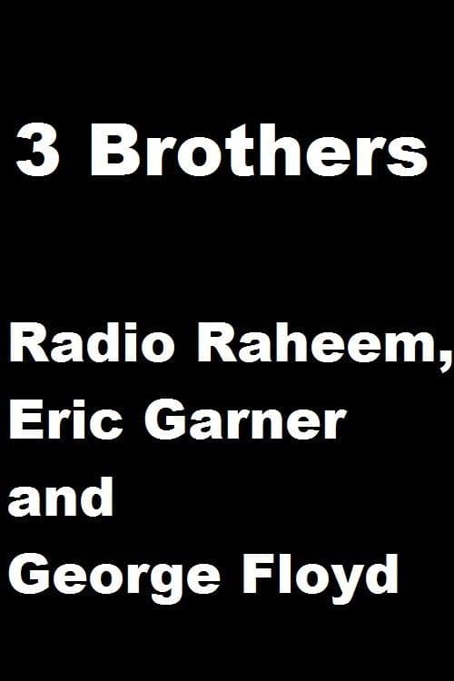 3 Brothers: Radio Raheem, Eric Garner and George Floyd poster