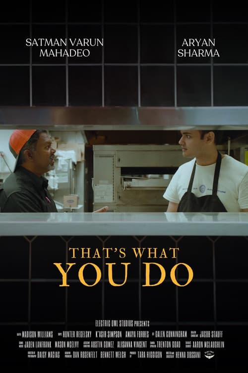 That’s What You Do poster