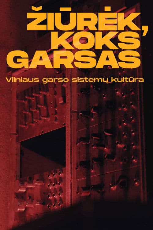 Žiūrėk, koks garsas. Vilniaus garso sistemų kultūra. poster