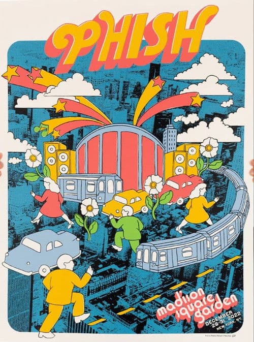 Phish 2022-12-31 Madison Square Garden, New York, NY poster
