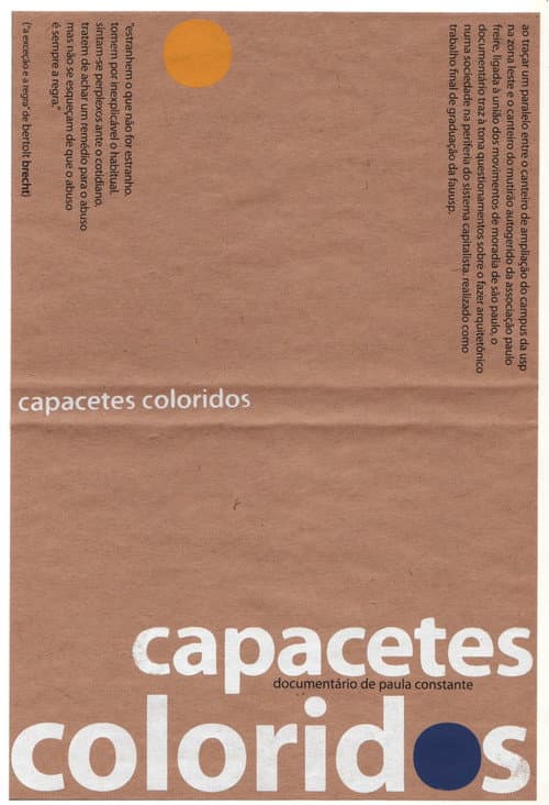 Capacetes Coloridos poster