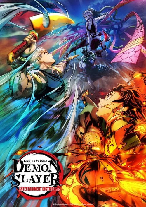 Demon Slayer: Kimetsu no Yaiba - Entertainment District Decisive Battle Arc poster