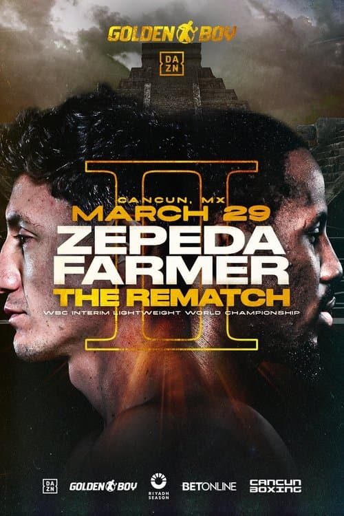 William Zepeda vs. Tevin Farmer II poster