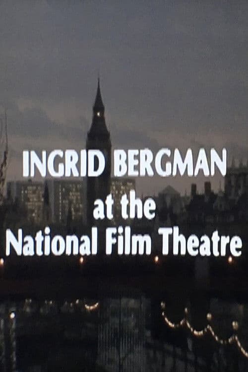 Ingrid Bergman at the National Film Theatre poster