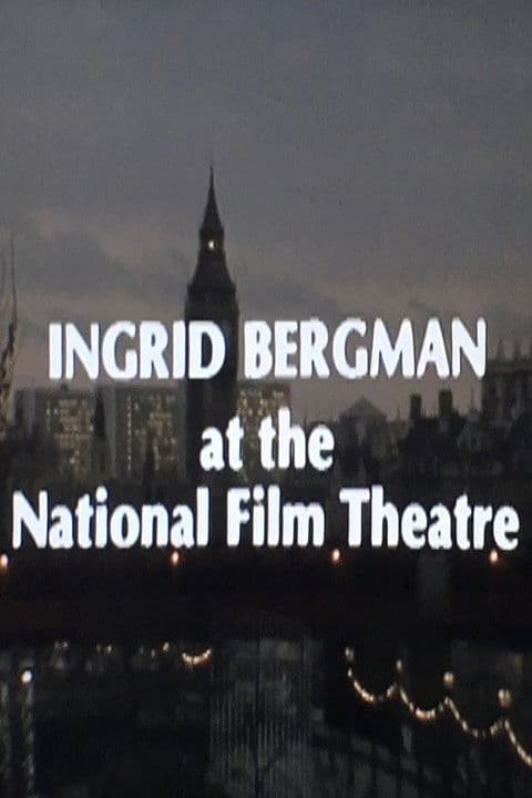 Ingrid Bergman at the National Film Theatre poster