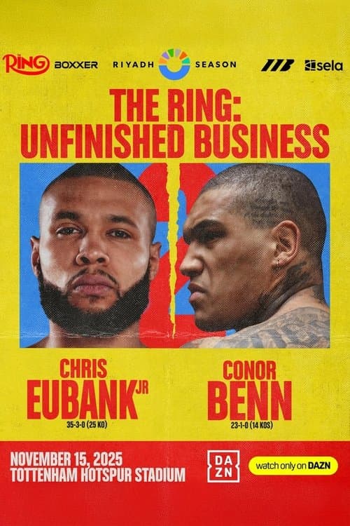 Chris Eubank Jr vs. Conor Benn II poster