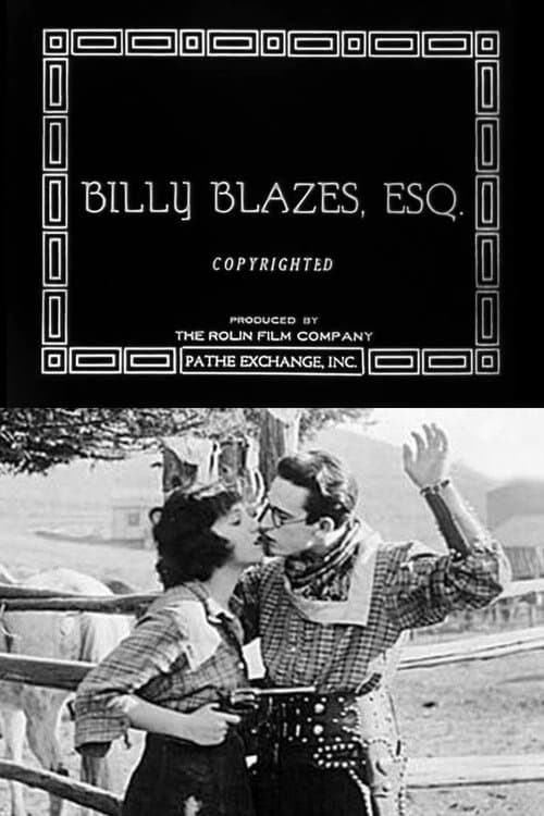 Billy Blazes, Esq. poster