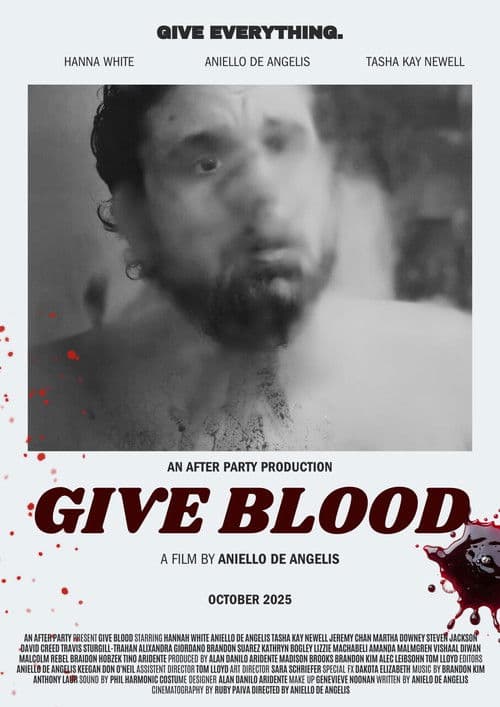 GIVE BLOOD poster