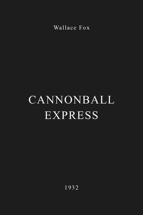 Cannonball Express poster