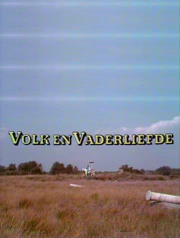 Volk en vaderliefde poster
