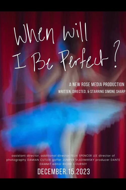 When Will I Be Perfect? poster