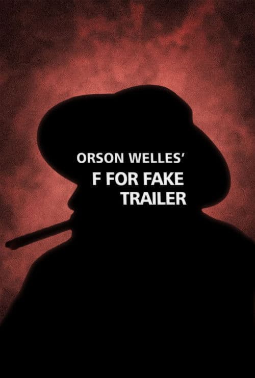Orson Welles' F for Fake Trailer poster