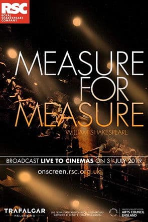 RSC Live: Measure for Measure poster