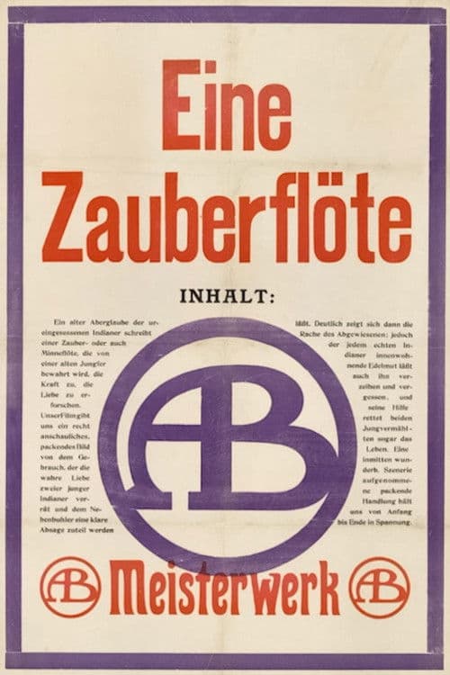 The Song of the Wildwood Flute poster